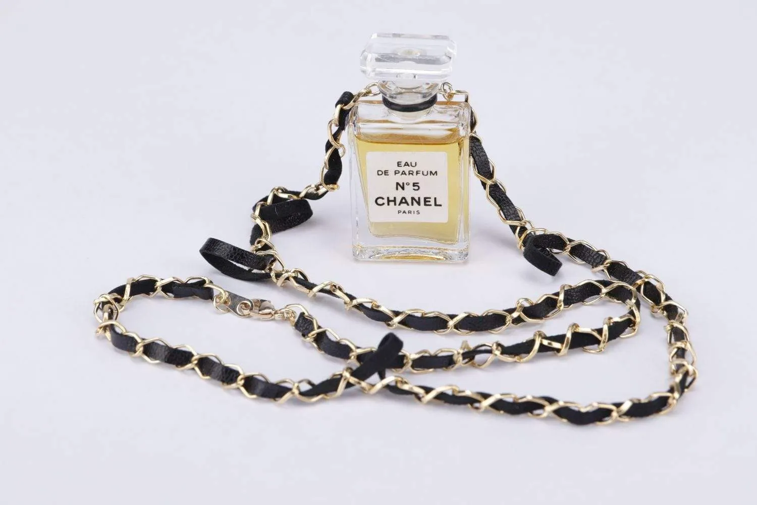 Chanel N5 Perfume Pendant Necklace