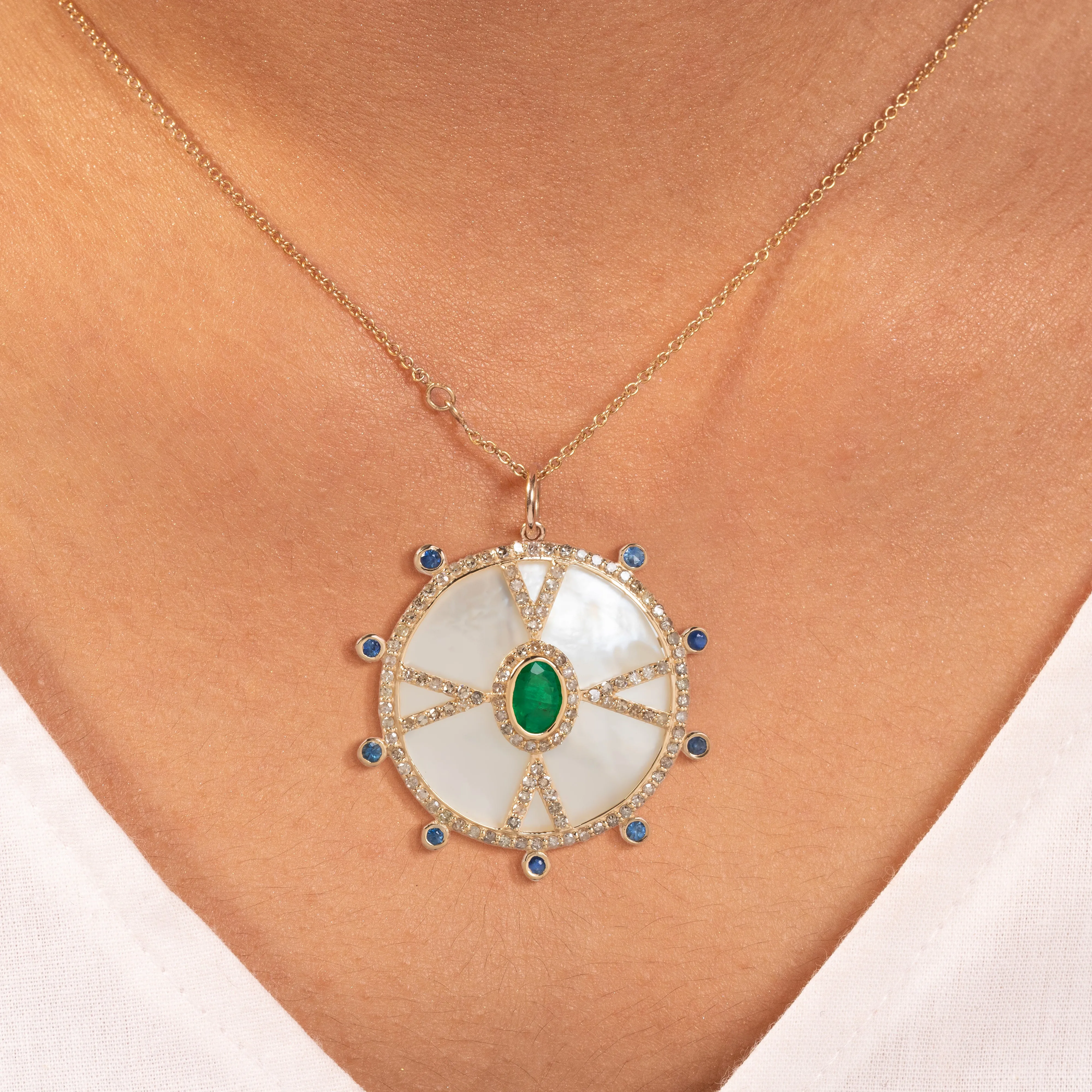 Classical Mother Of Pearl Pendant