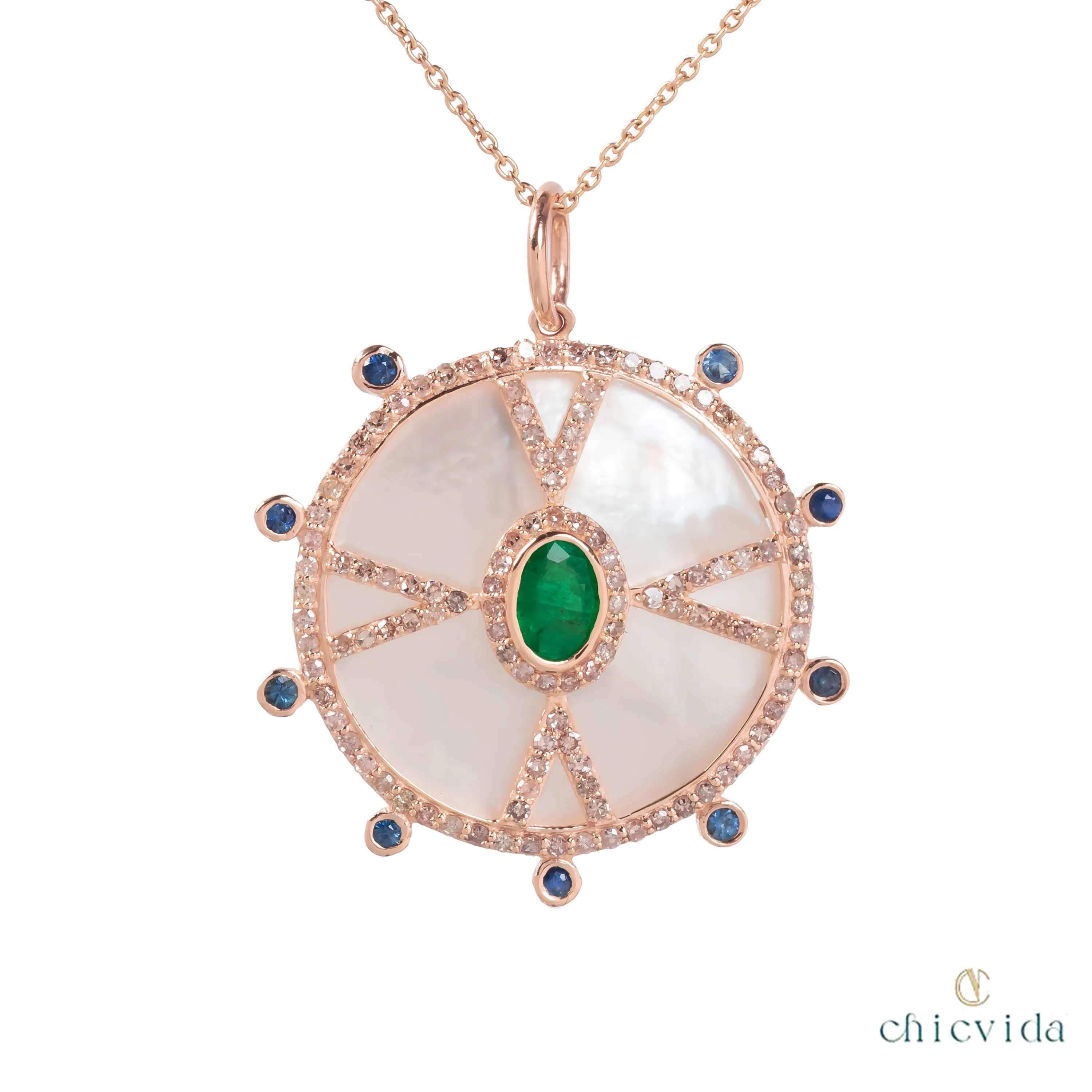Classical Mother Of Pearl Pendant