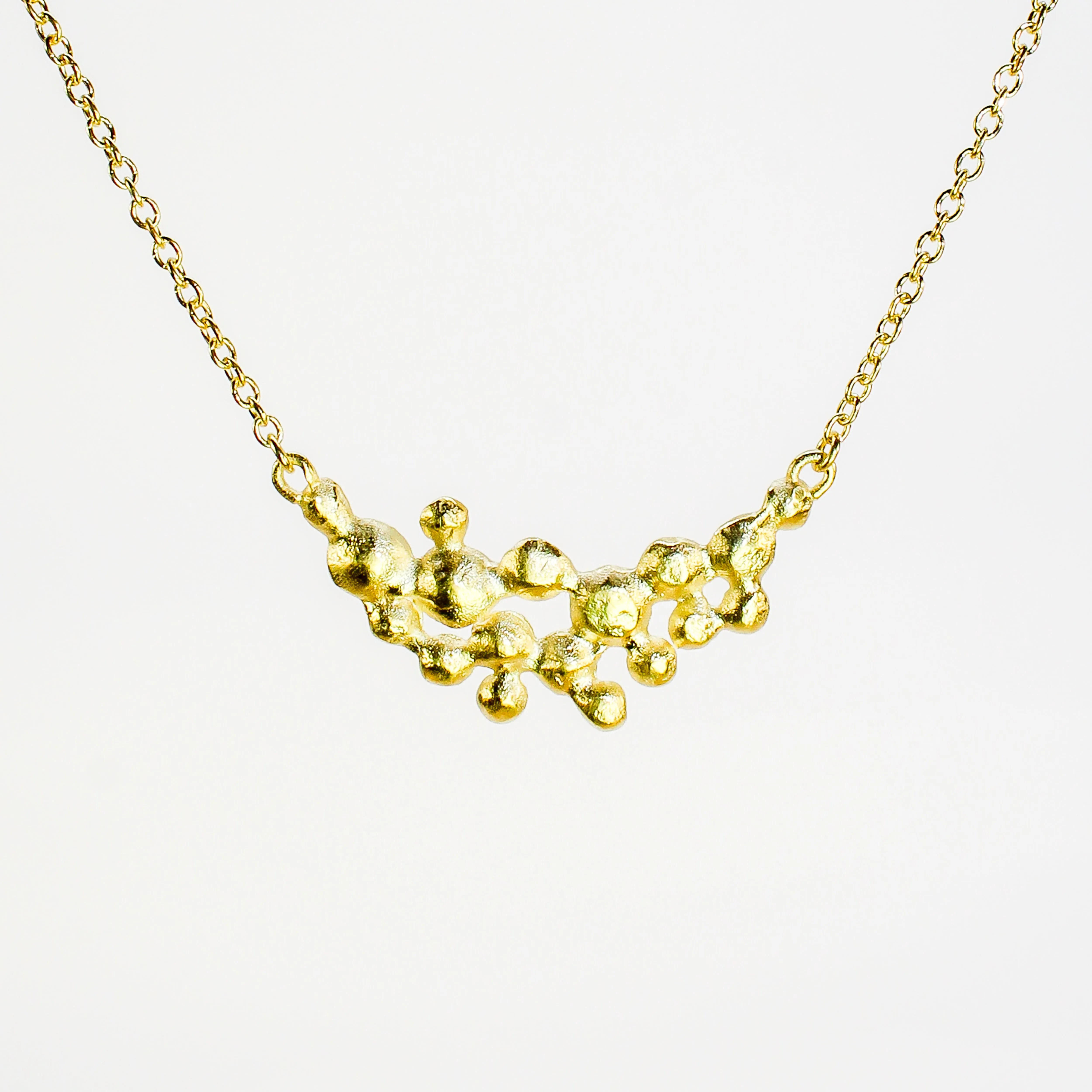 Crescent Champagne Pendant in 18k Gold Vermeil by Sarah Richardson