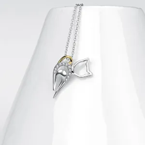 Cutie Cat Naughty Kitty Pendant Necklace