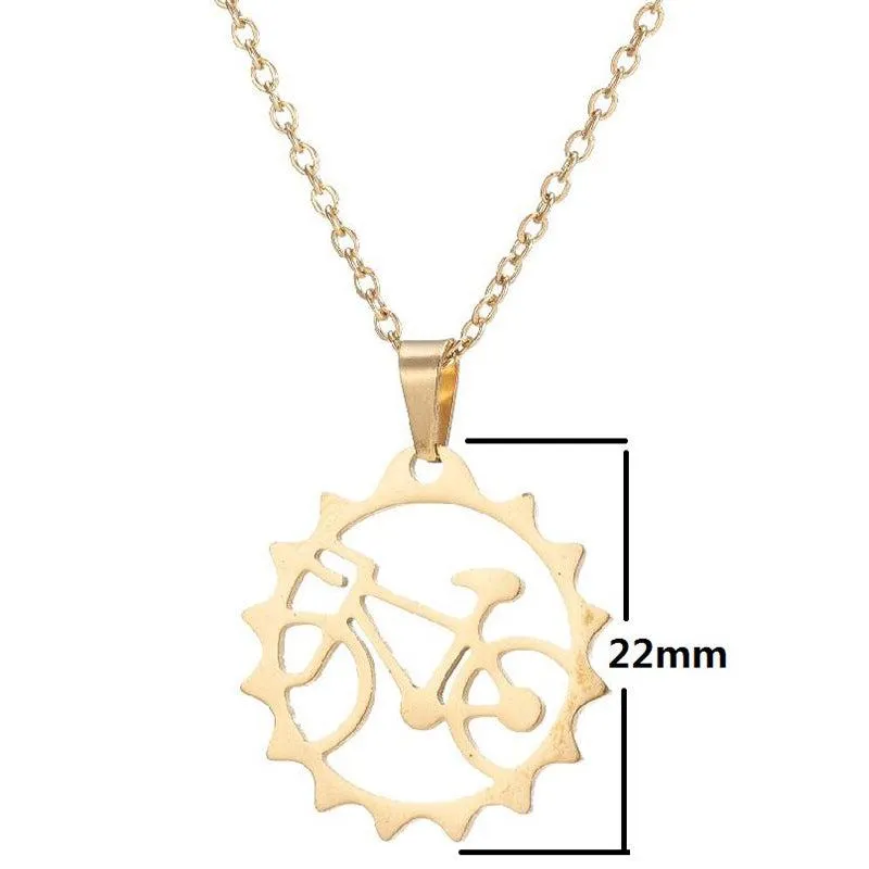 Cycolinks Bicycle Sprocket Necklace BOGOF