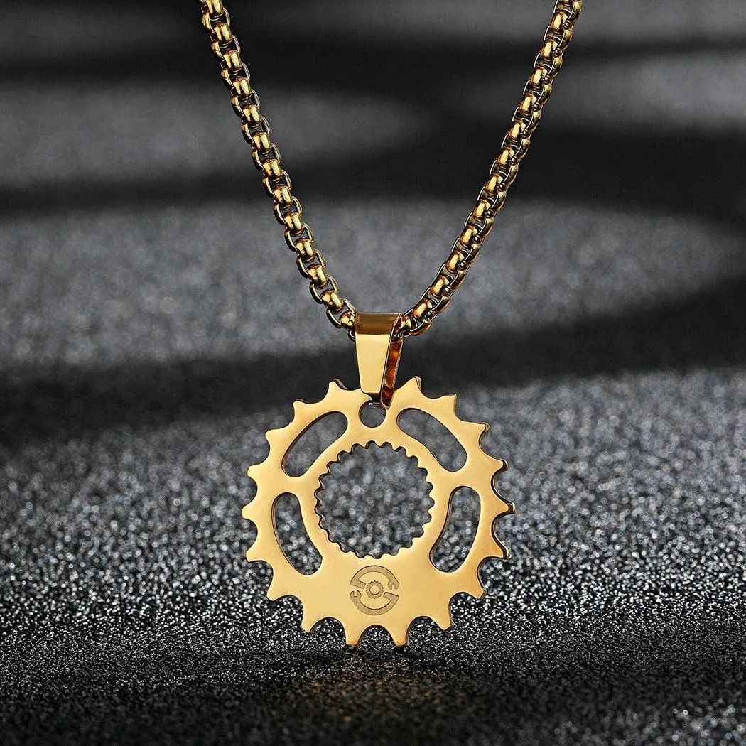 Cycolinks Sprocket Gear Necklace BOGOF