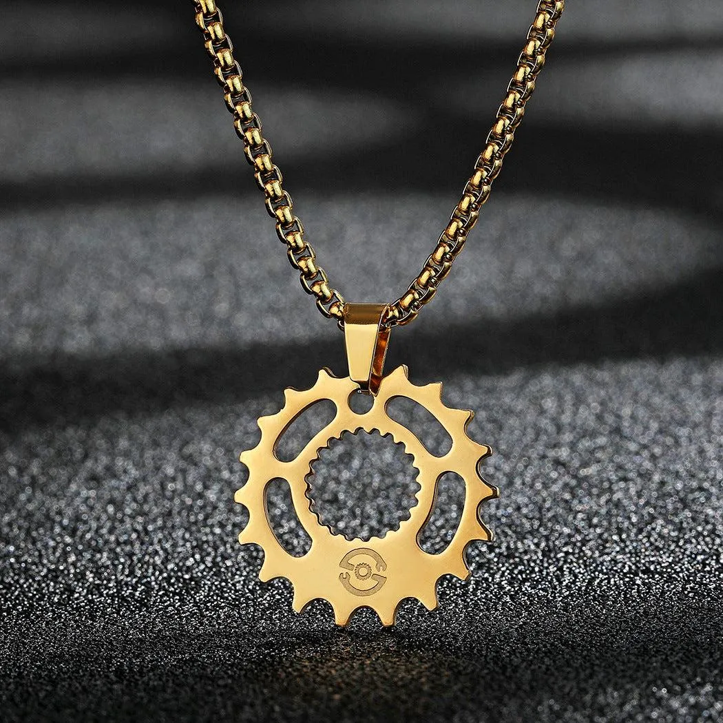Cycolinks Sprocket Gear Necklace