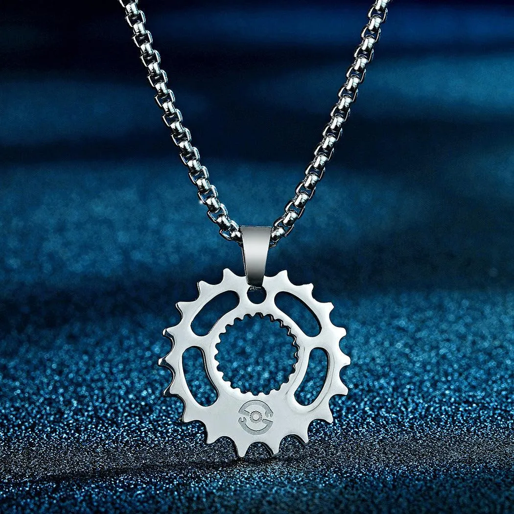 Cycolinks Sprocket Gear Necklace
