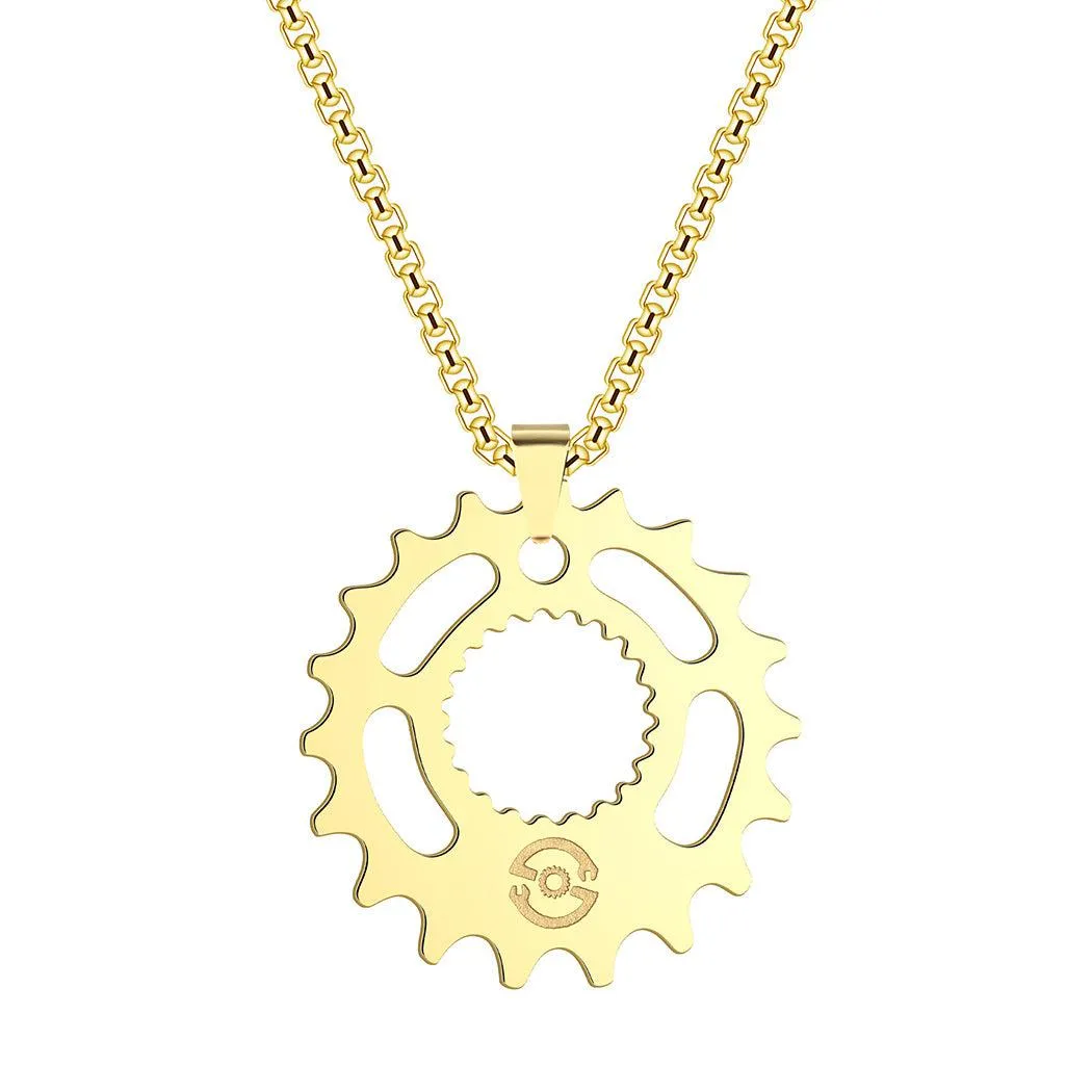 Cycolinks Sprocket Gear Necklace