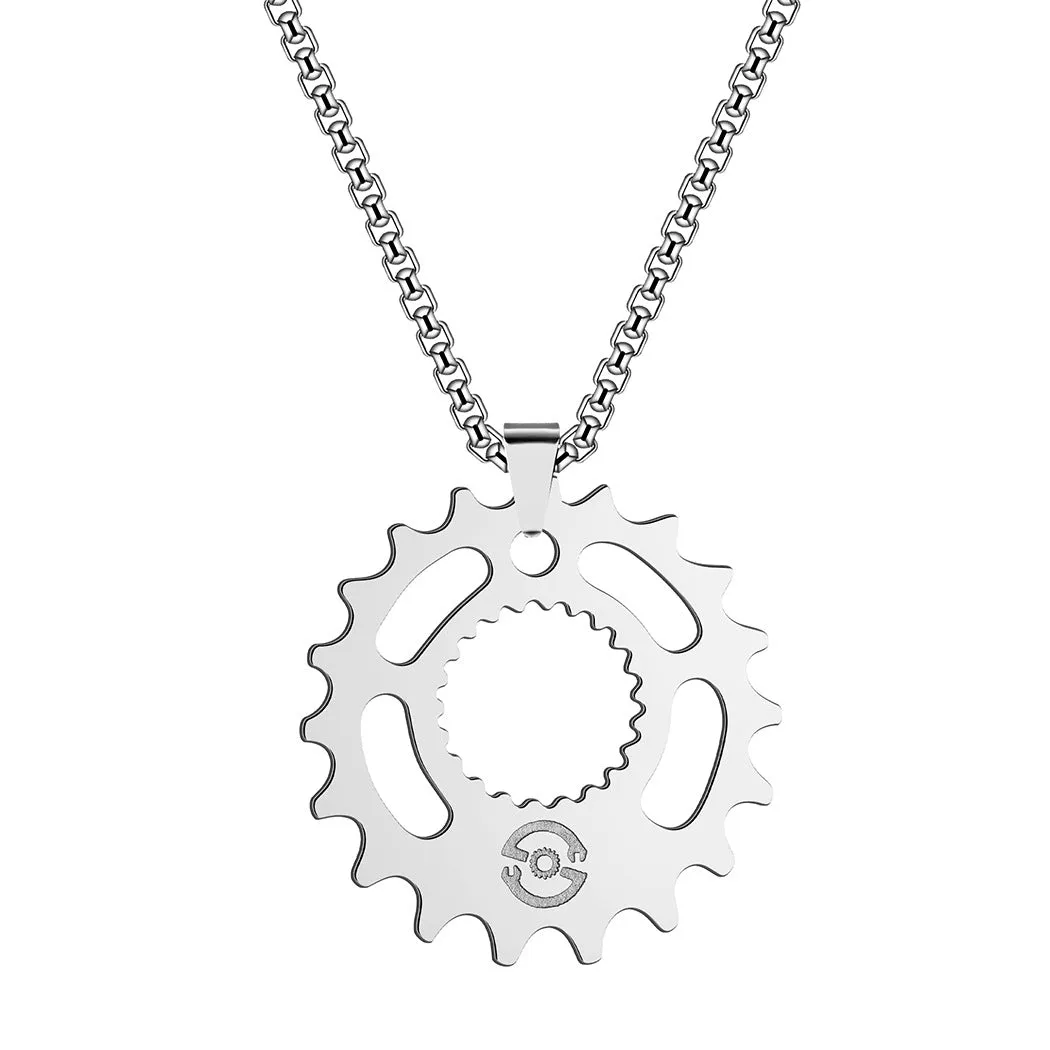 Cycolinks Sprocket Gear Necklace