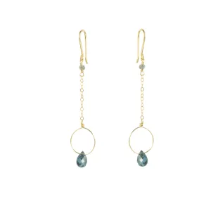 Dainty Kyanite Drop Earring