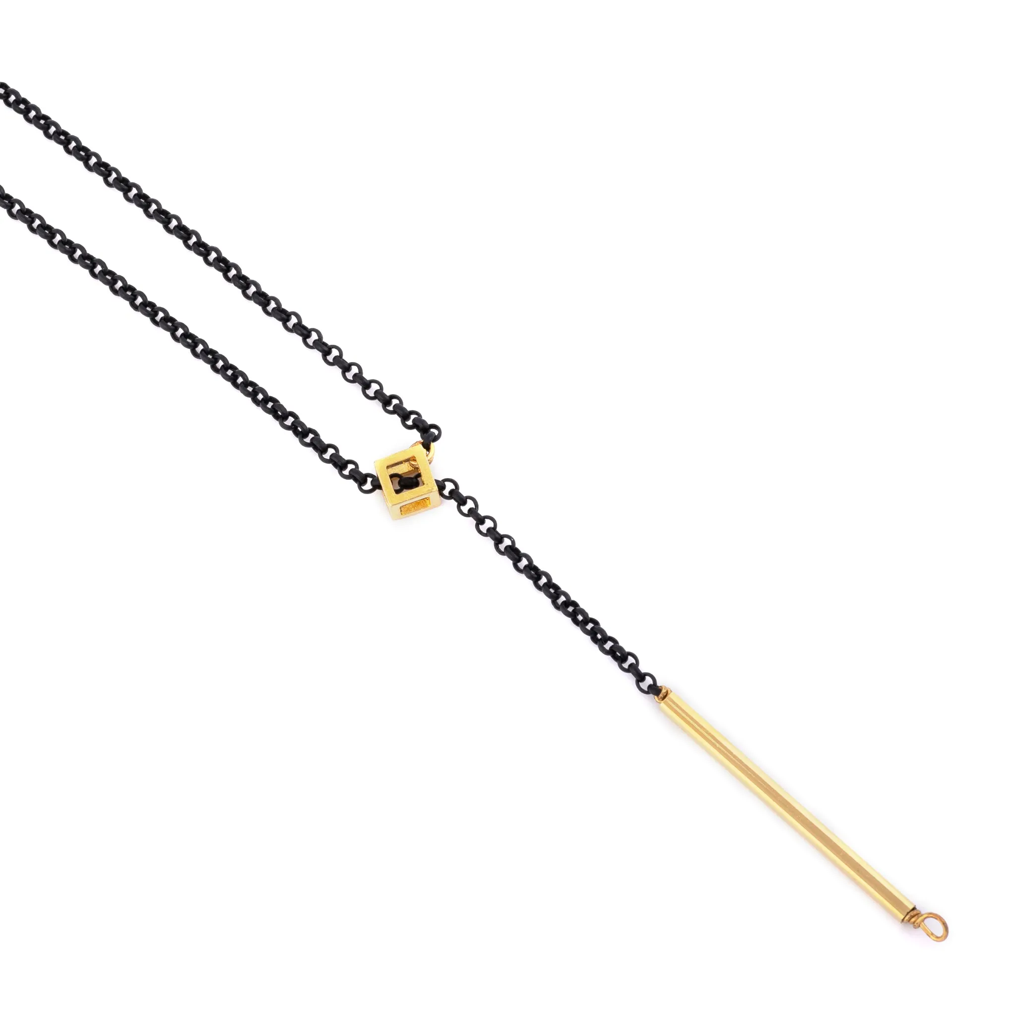 Dainty Square Lariat