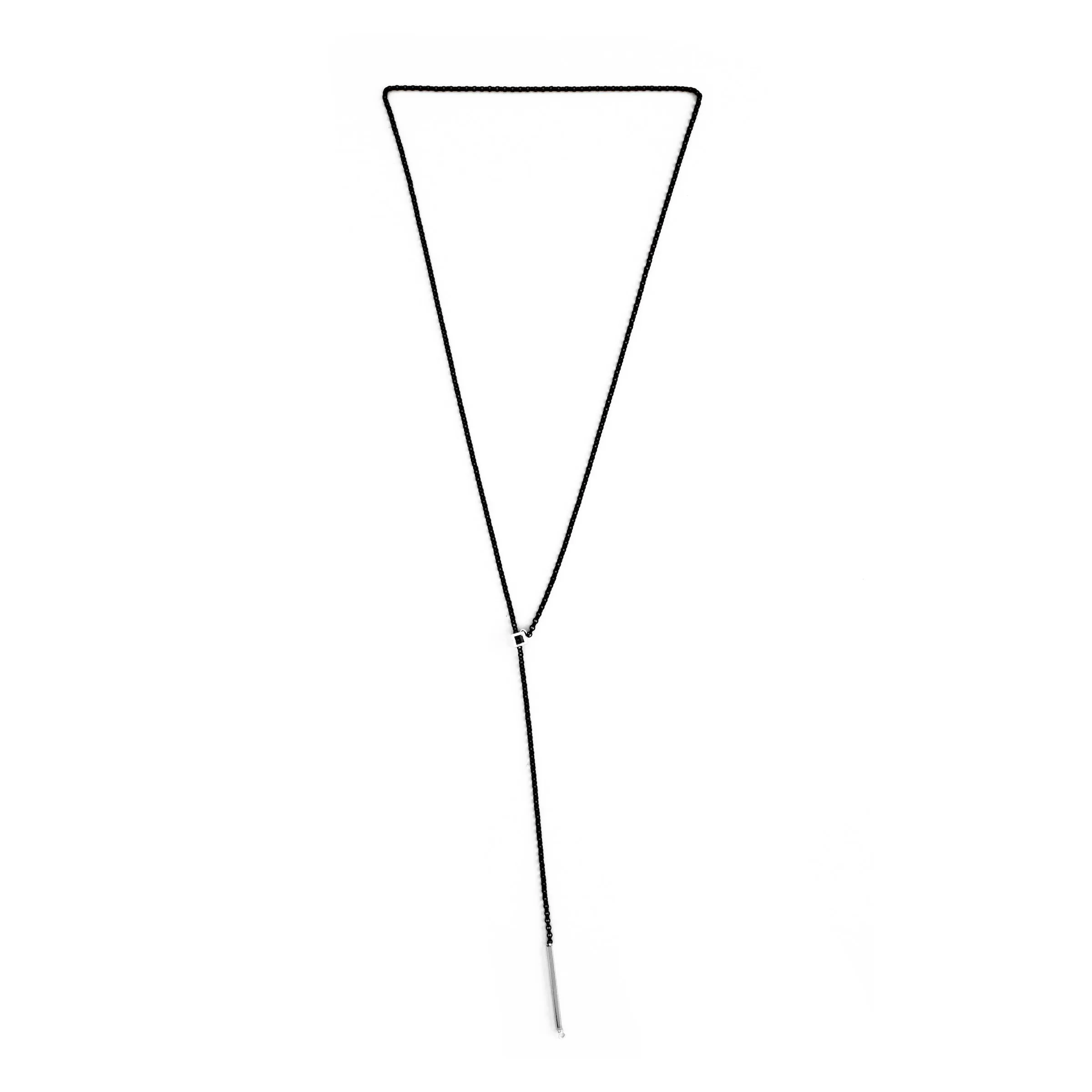 Dainty Square Lariat