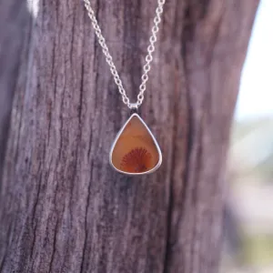 dendritic agate autumn necklace