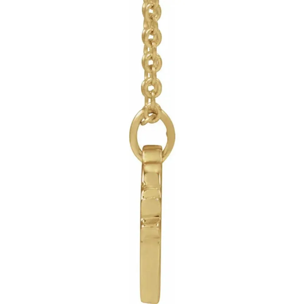Diamond Engravable Heart Necklace