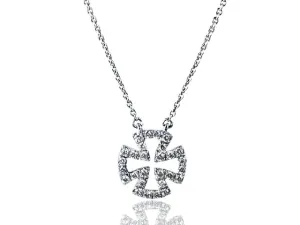 Diamond Pave Petite Celtic Cross Pendant 0.14ct t.w.