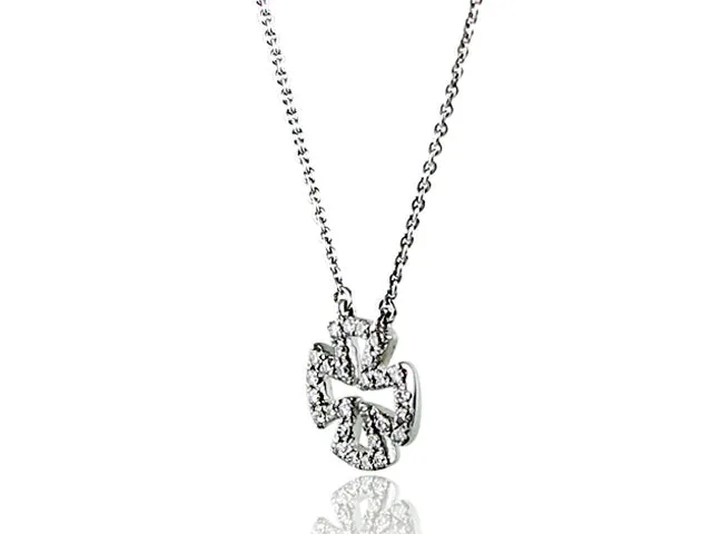 Diamond Pave Petite Celtic Cross Pendant 0.14ct t.w.