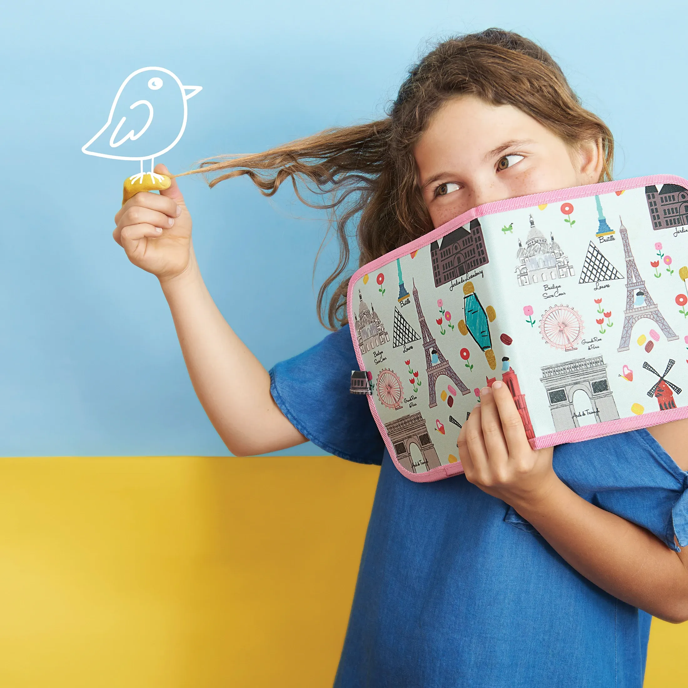 Doodle It & Go Erasable Book Owls on Trees
