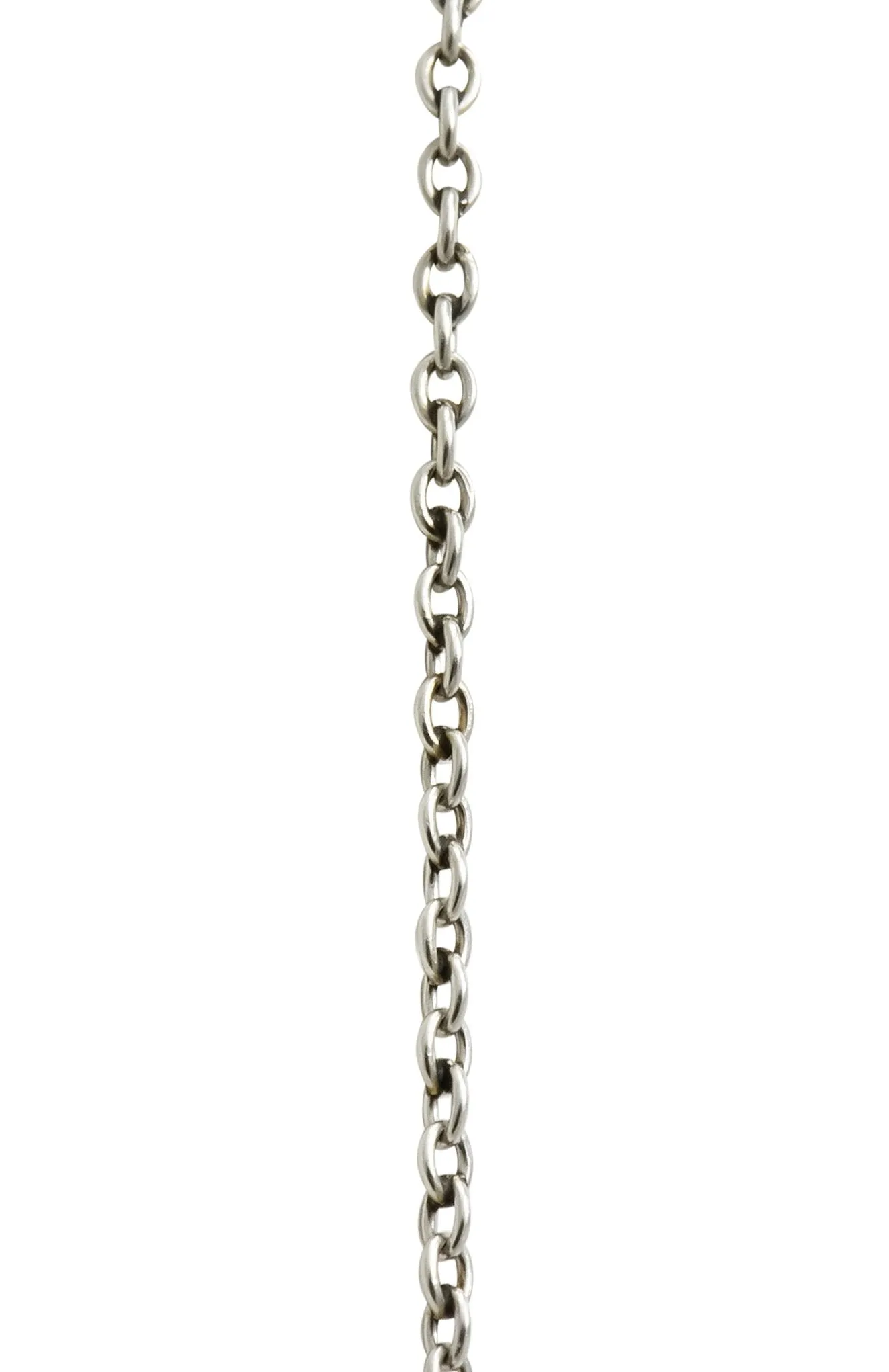 Edwardian Freshwater Natural Pearl Diamond Platinum-Topped 14 Karat Gold Drop Necklace