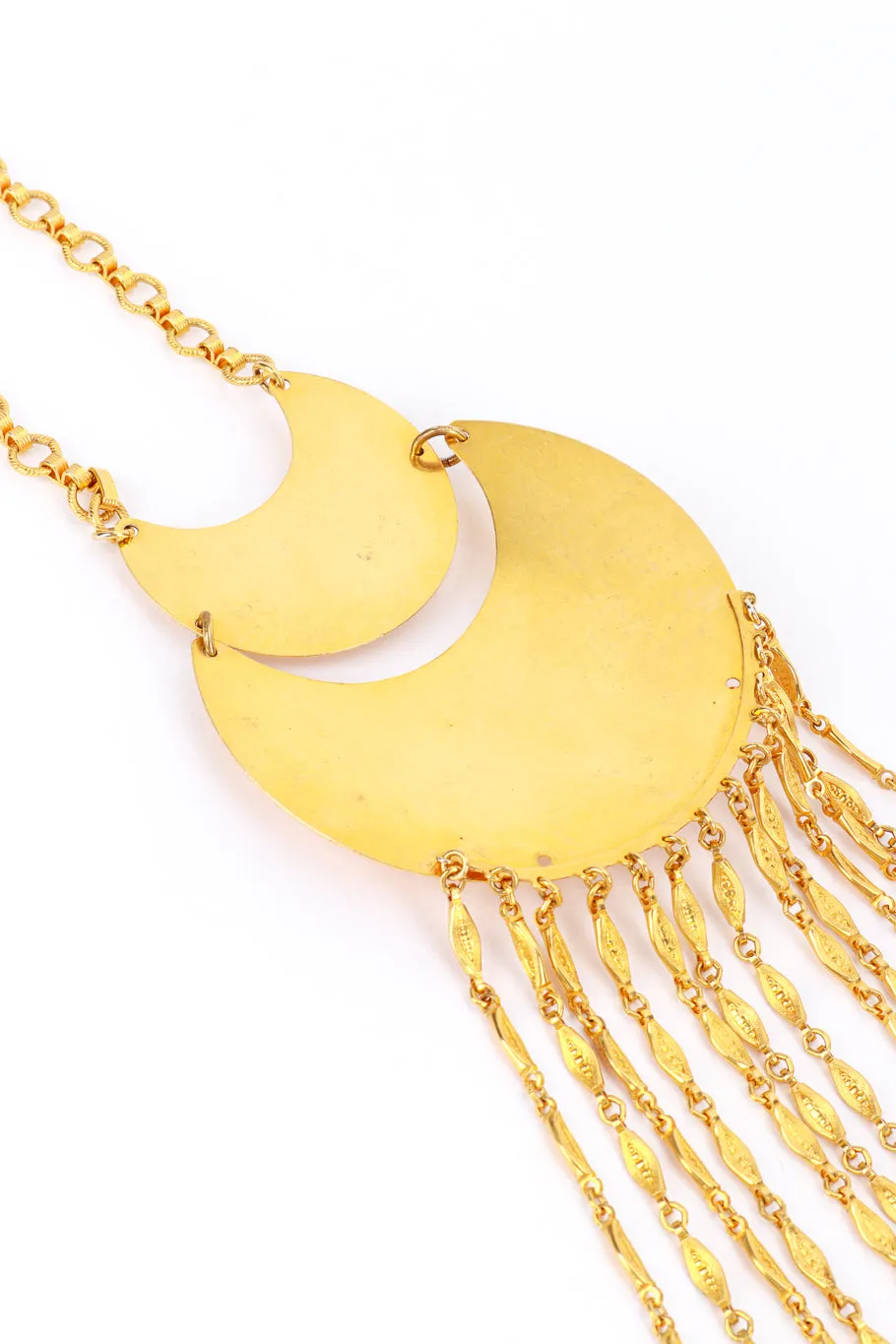 Fish Pendant & Charms Waterfall Necklace