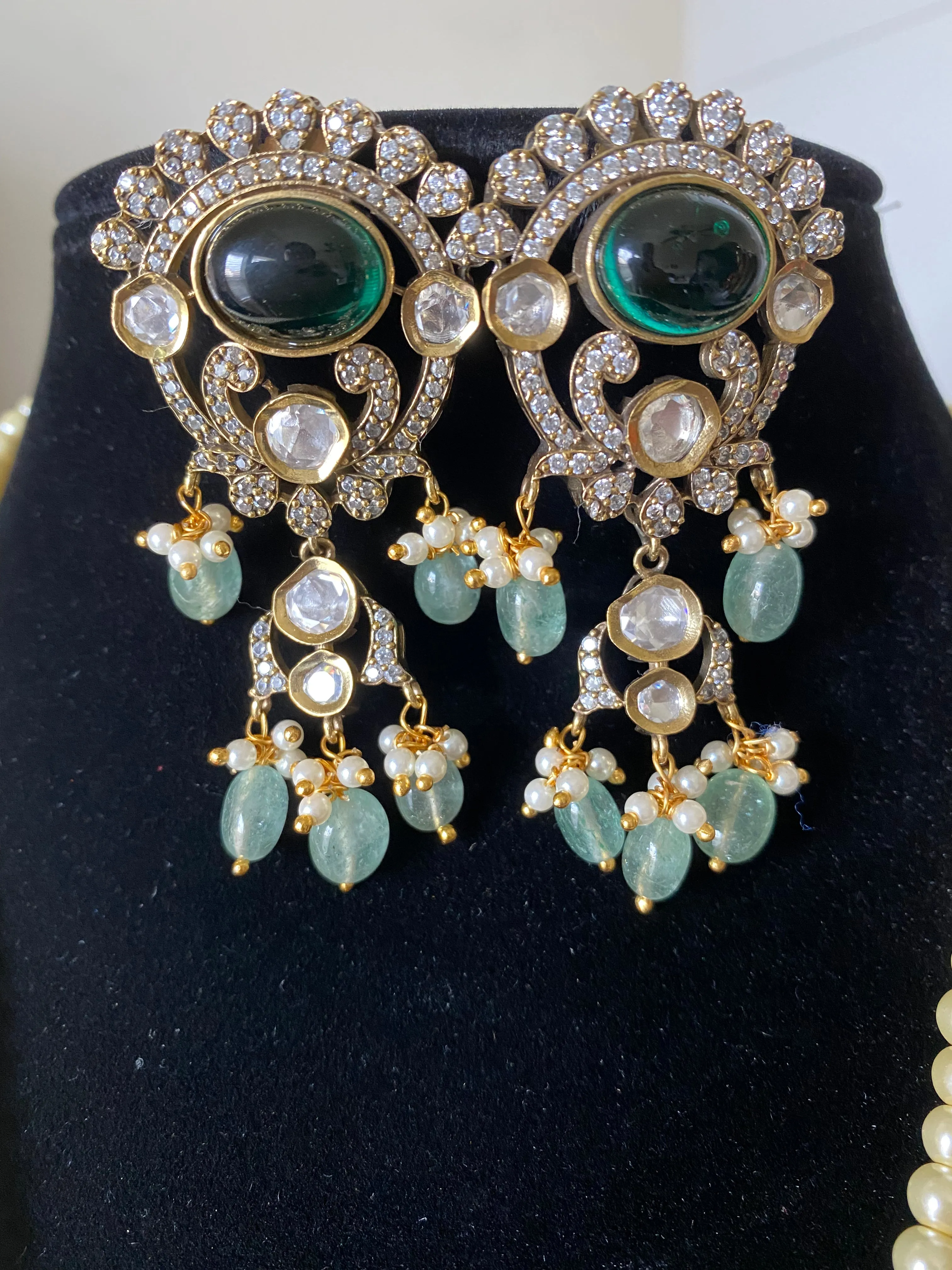 Ganesha Long Pearl Maala Set