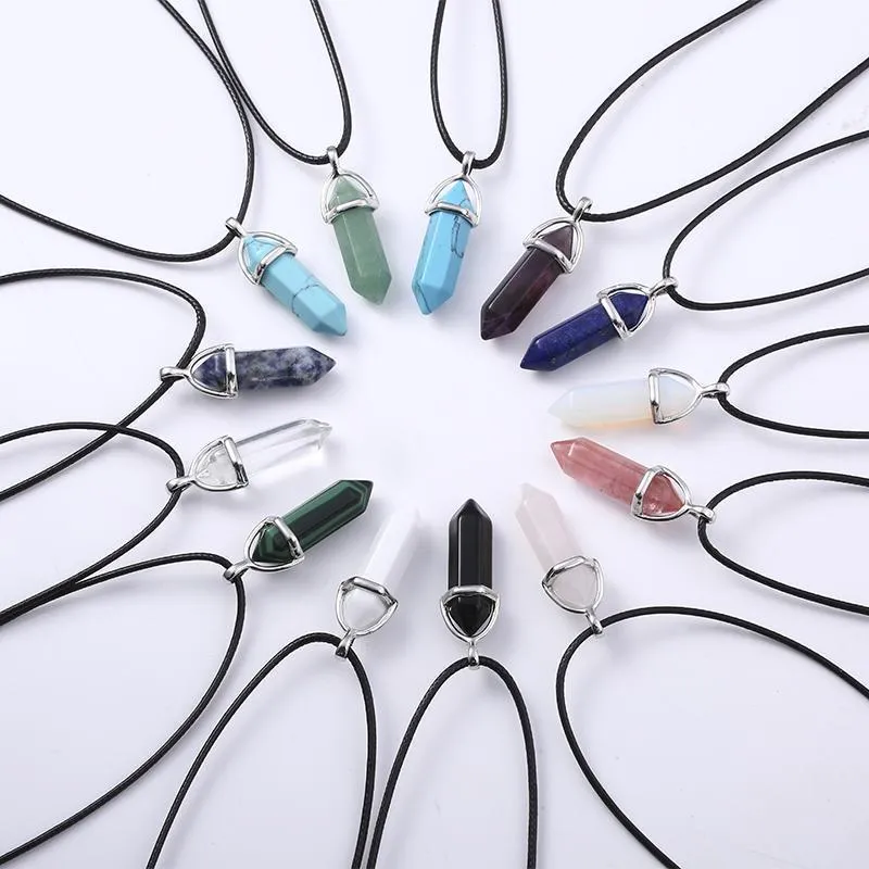 Geometric Natural Stone Necklace
