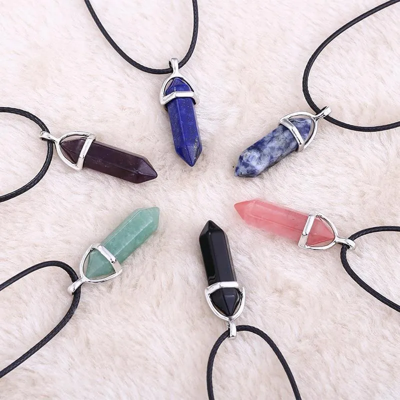 Geometric Natural Stone Necklace