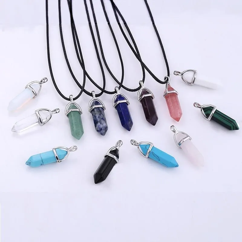 Geometric Natural Stone Necklace