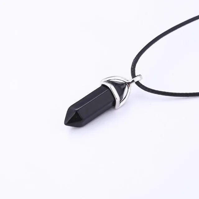 Geometric Natural Stone Necklace