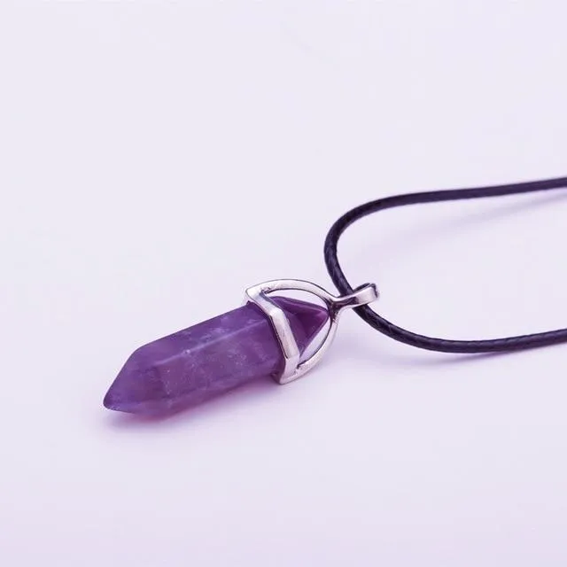 Geometric Natural Stone Necklace