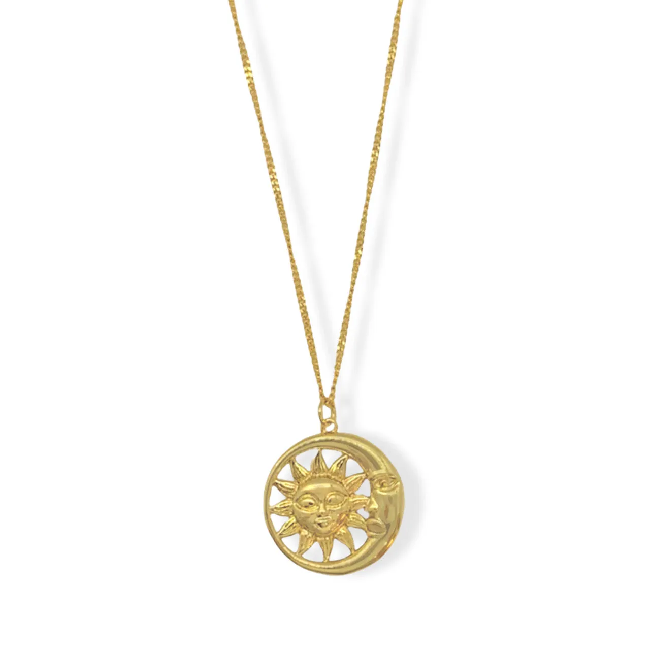 GOLDEN MOON & SUN necklace