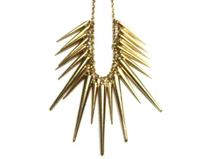 Golden Spike Necklace