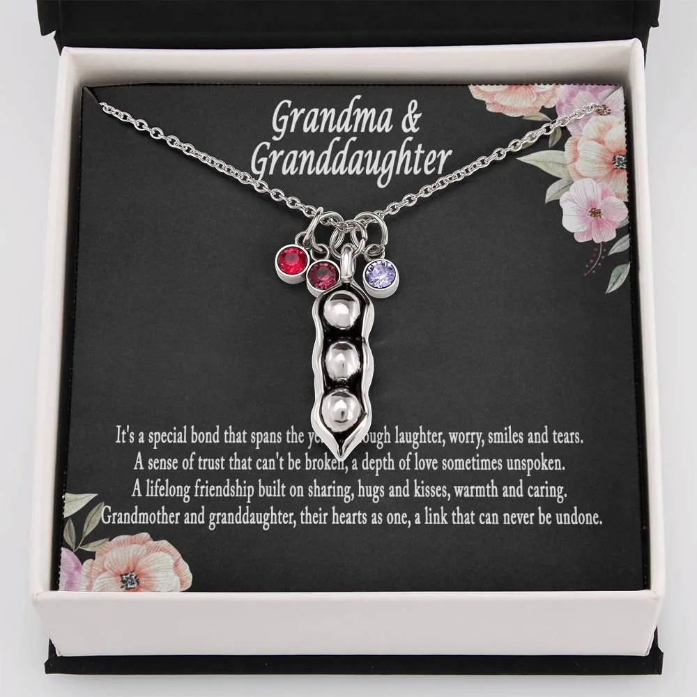 Grandmother & Granddaughter Necklace, Grandma Gift, Grandmother Jewelry, Granddaughter Gift, Granddaughter Birthday Gift, Mothers Day