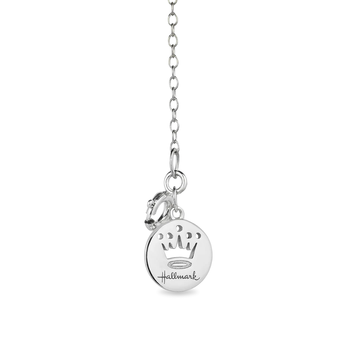 Hallmark Fine Jewelry Diamond LOVE Necklace in Sterling Silver & 14K Yellow Gold