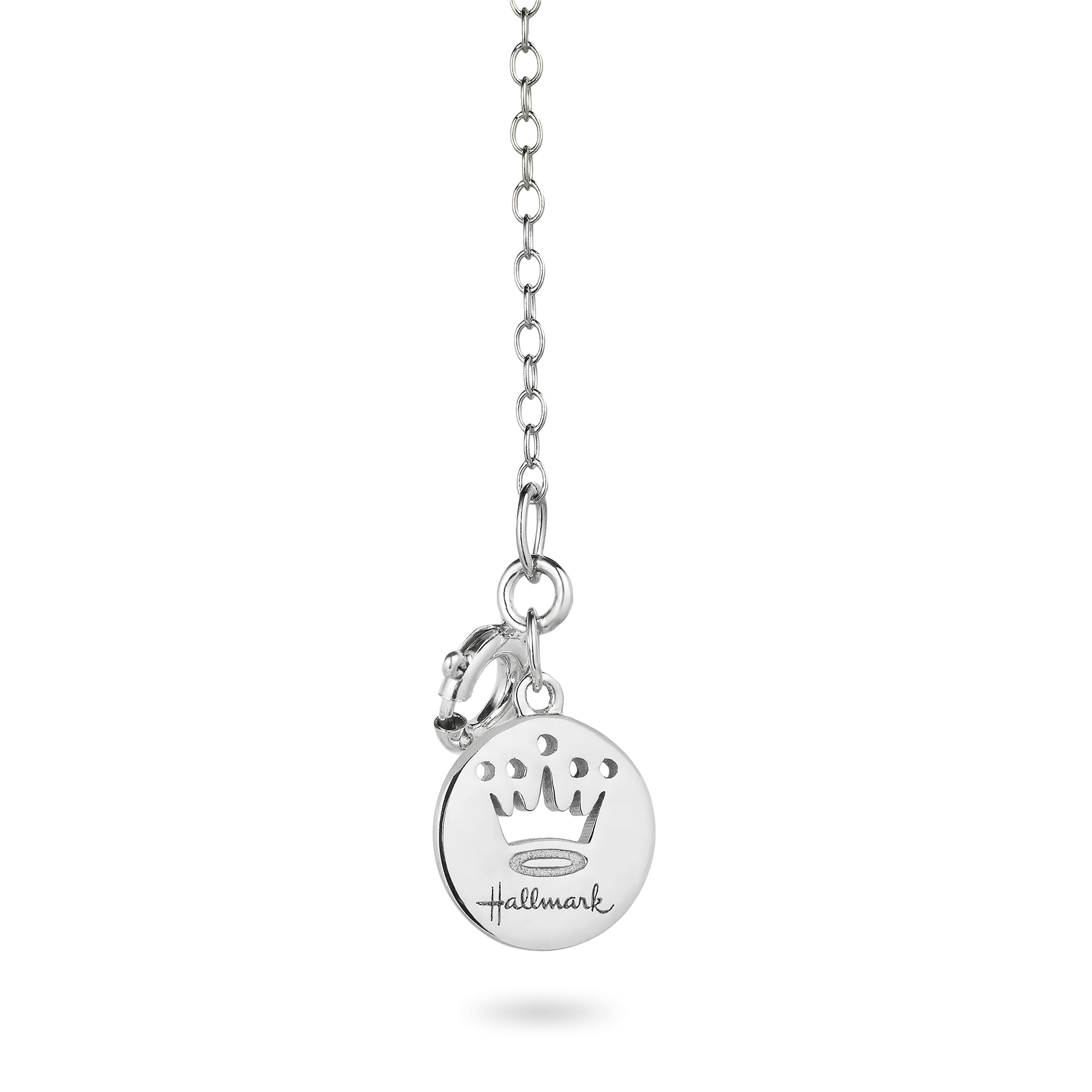 Hallmark Fine Jewelry Superstar Heart Pendant in Sterling Silver with Diamond