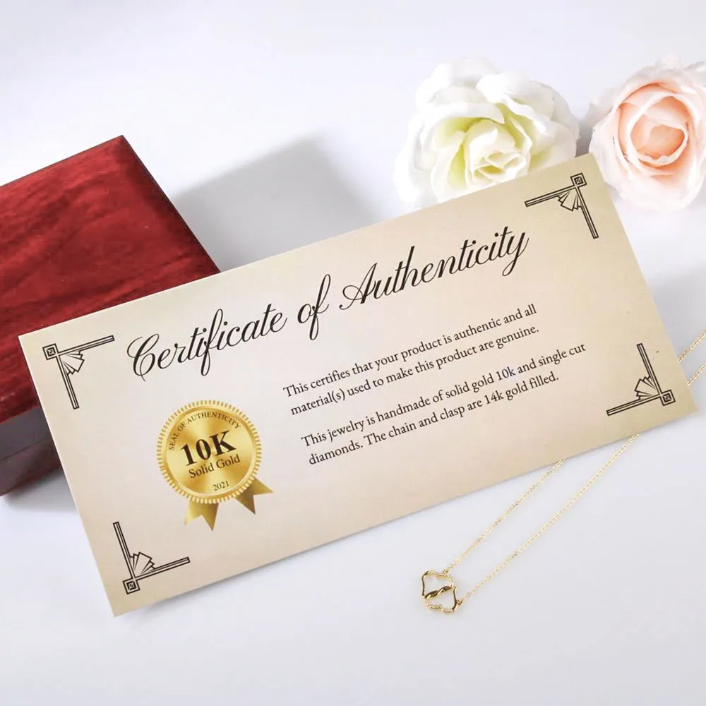 Happy 60th Birthday Infinity Hearts Necklace