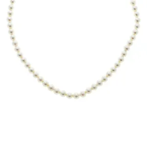 Hepburn Freshwater Pearl & Cubic Zirconia Heart Necklace