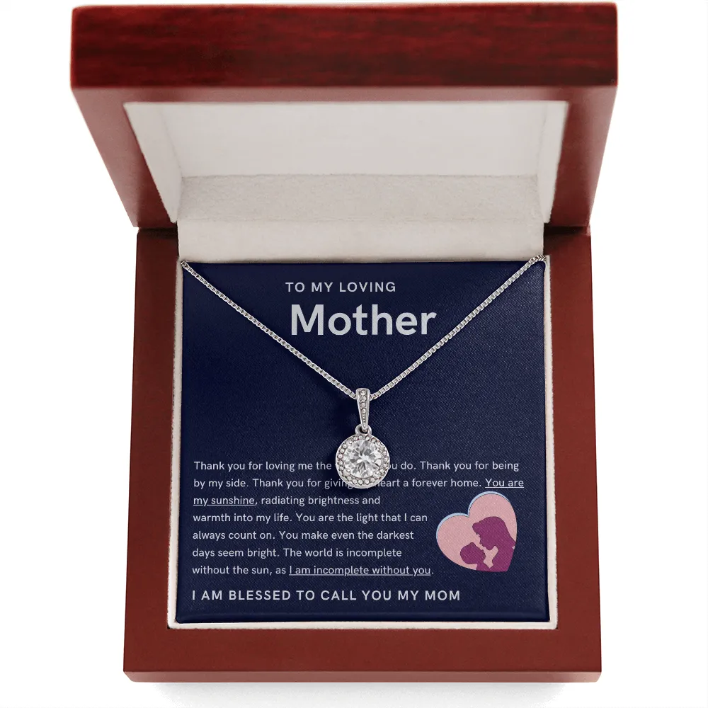 (High Demand) - To My Loving Mother - You are my sunshine - Eternal Hope Necklace