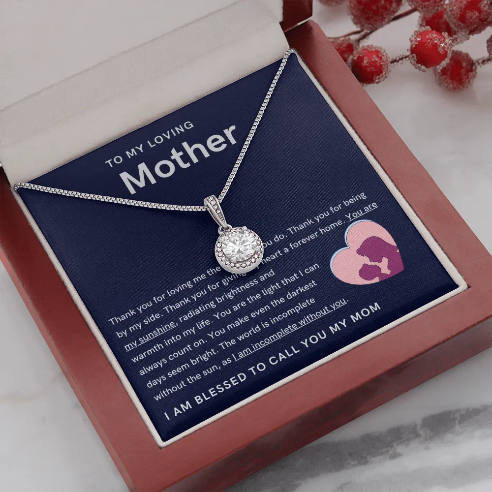 (High Demand) - To My Loving Mother - You are my sunshine - Eternal Hope Necklace