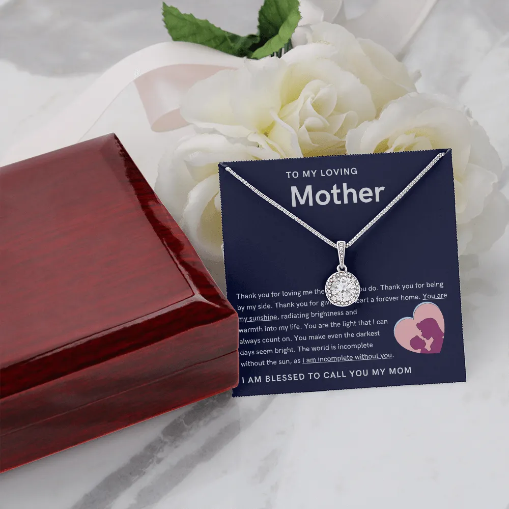 (High Demand) - To My Loving Mother - You are my sunshine - Eternal Hope Necklace
