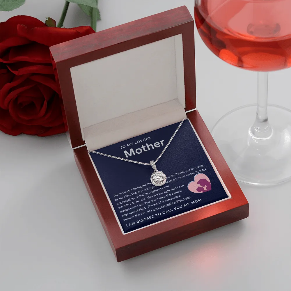 (High Demand) - To My Loving Mother - You are my sunshine - Eternal Hope Necklace
