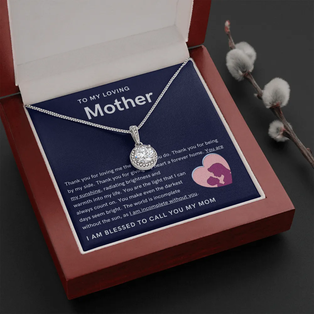 (High Demand) - To My Loving Mother - You are my sunshine - Eternal Hope Necklace