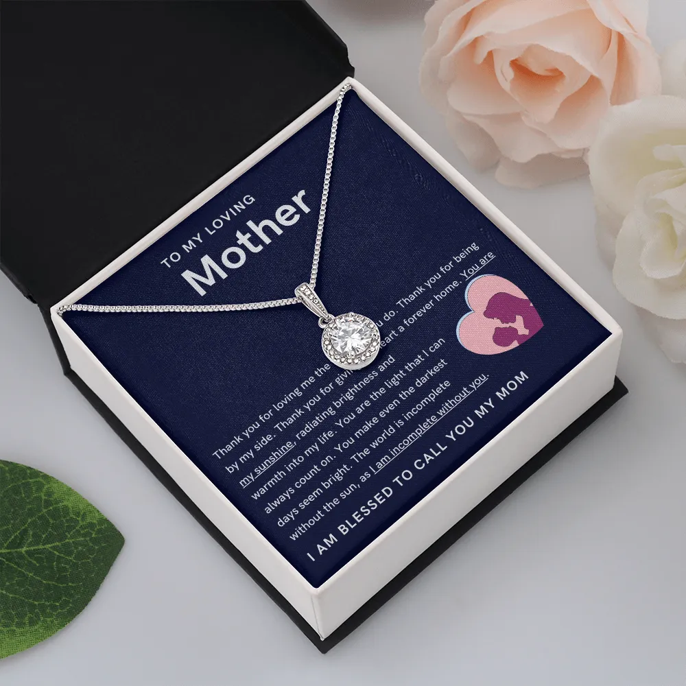 (High Demand) - To My Loving Mother - You are my sunshine - Eternal Hope Necklace