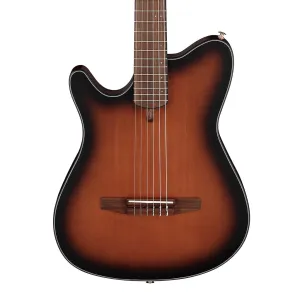Ibanez FRH10N Brown Sunburst Flat Left Handed Nylon String Guitar