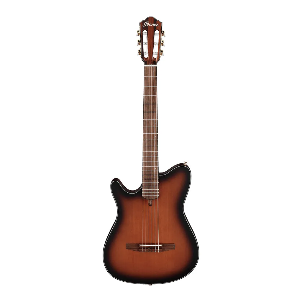 Ibanez FRH10N Brown Sunburst Flat Left Handed Nylon String Guitar