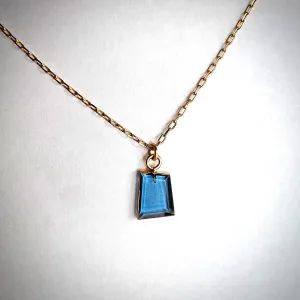 Iolite Untethered Soul Gold Necklace