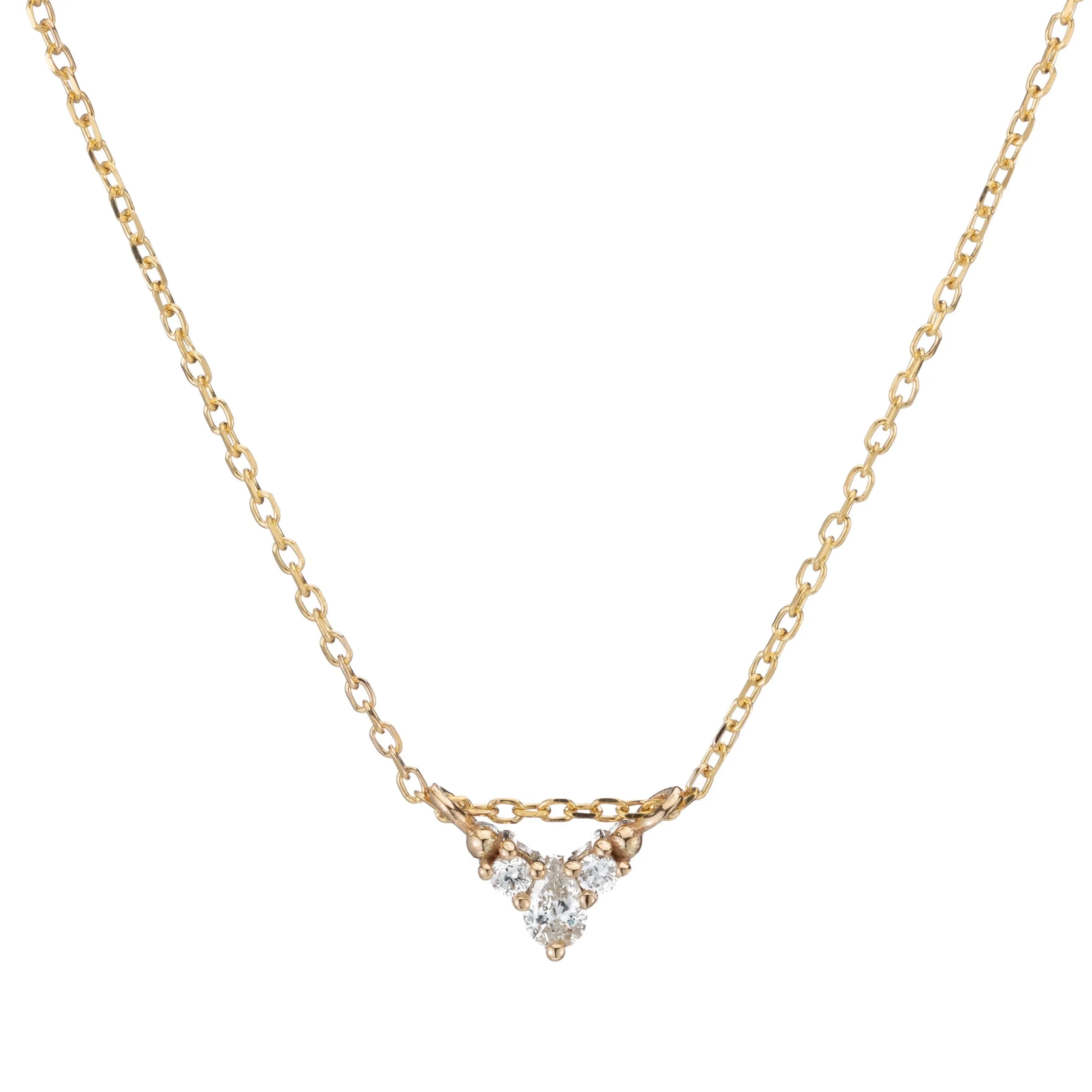 jennie kwon diamond peak necklace