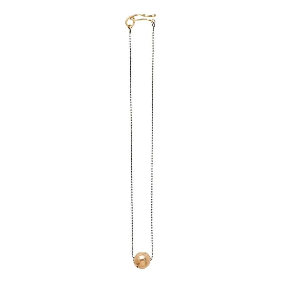 Julie Cohn Moon Rock Bronze Pendant with Sterling Silver Chain