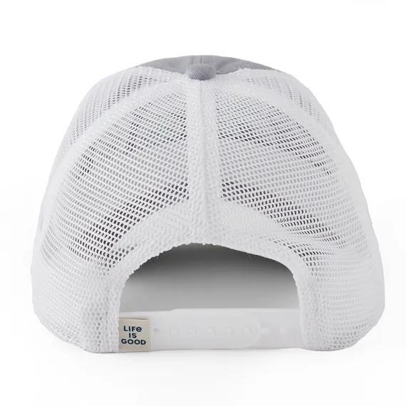 Life is Good Sunset Wave Soft Mesh Back Cap