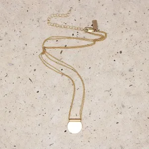 Lira Double Chain Necklace from Favor