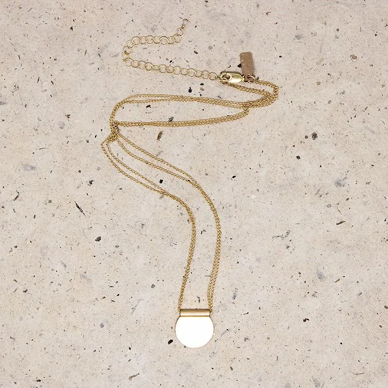 Lira Double Chain Necklace from Favor