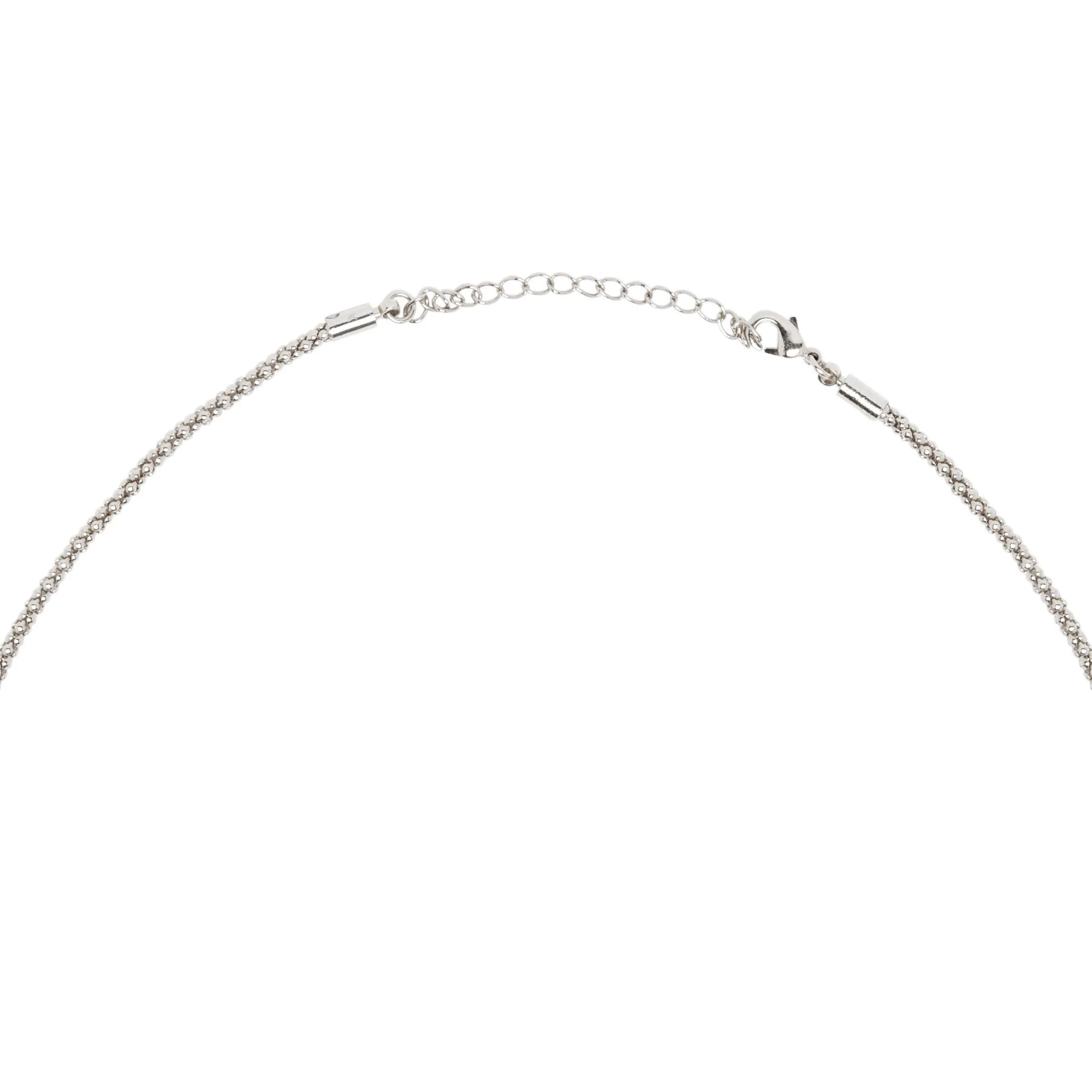 Love Charm Necklace - Silver