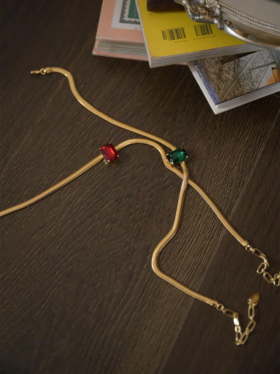 Macaron Vintage Golden Necklace